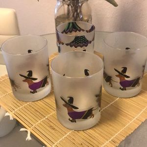🎃 Frosted Halloween Glasses (set of 4)